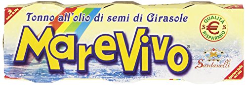 Marevivo - Sardanelli, Tonno all'Olio di Semi di Girasole - 8 pezzi da 240 g [1920 g]