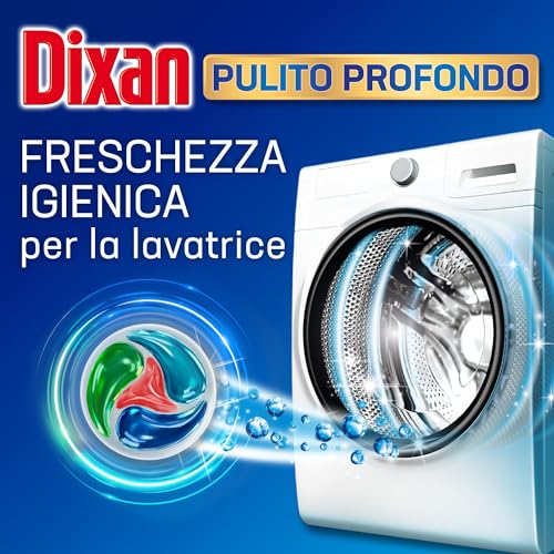 Dixan Discs Igiene, Detersivo Lavatrice in Capsule, Confezione da 5 x 30 lavaggi
