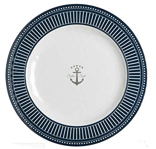 Marine Business Set 6 Piatti Piani Sailor Soul, Ø 28 cm