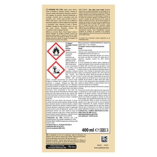 Baygon Spray con Cannuccia Extra Precision, Insetticida per la Cucina, Efficace contro gli Scarafaggi e Formiche, 1 Confezione da 400 ml