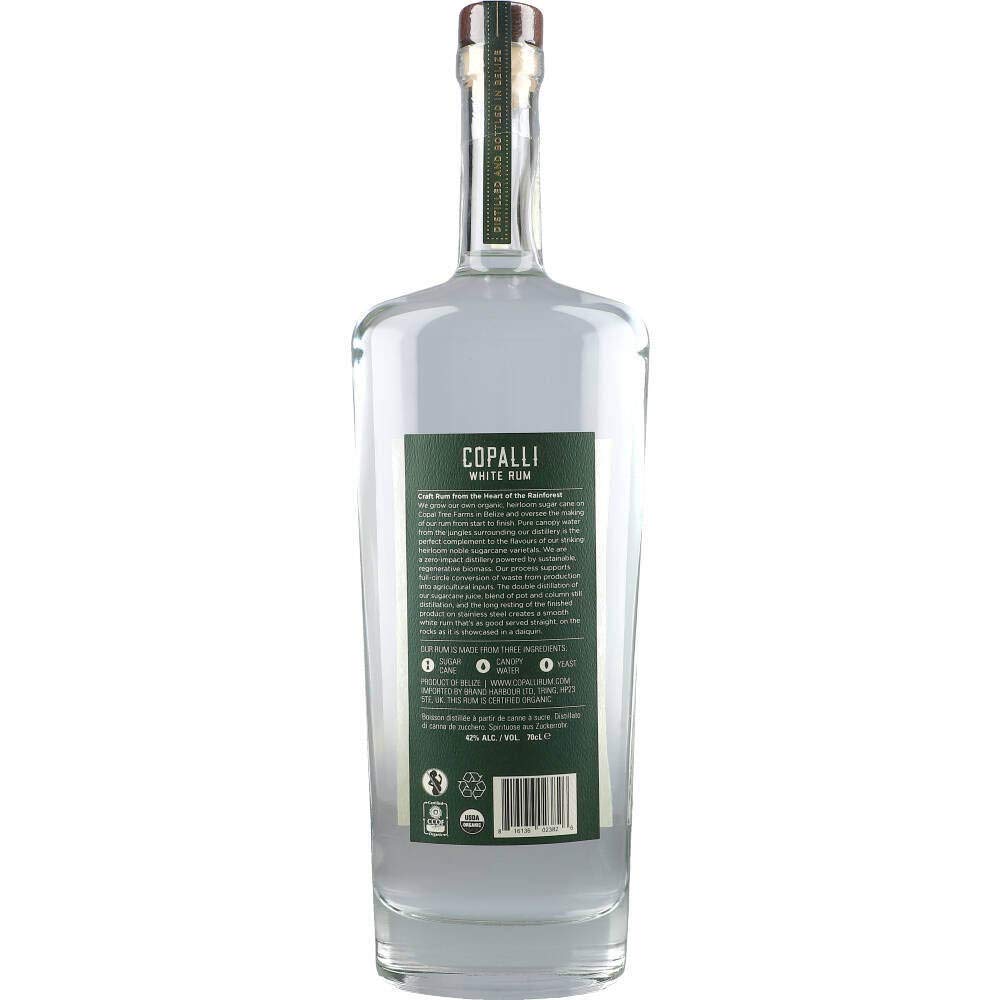 Copalli Belizean White Organic Rum 70cl 42% ABV