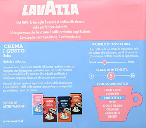 Lavazza Caffè Macinato Qualità Oro Caffè d'Altura, Roast and Ground