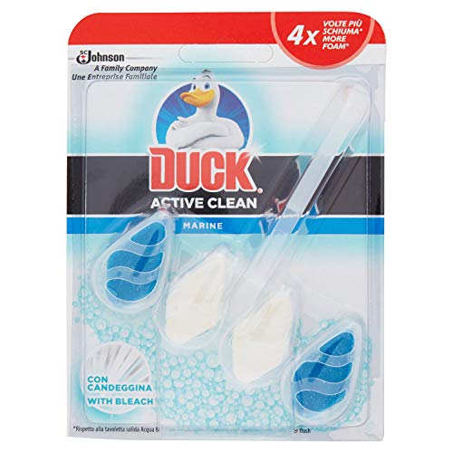 Duck Active Clean - Tavoletta Igienizzante WC, Profumo Pino, Confezione da 2 Pezzi
