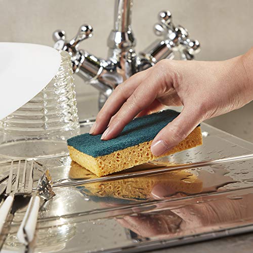 SPONTEX - Raschietto per spugna super efficace - 3 spugne raschianti verdi (16 confezioni da 3)