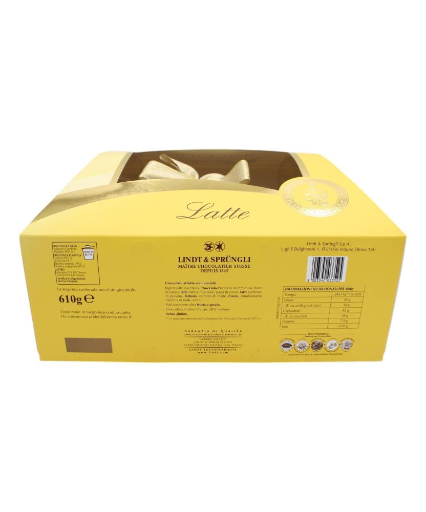 Lindt&Sprungli Uovo Noccior Latte Classico 610G - 610 g