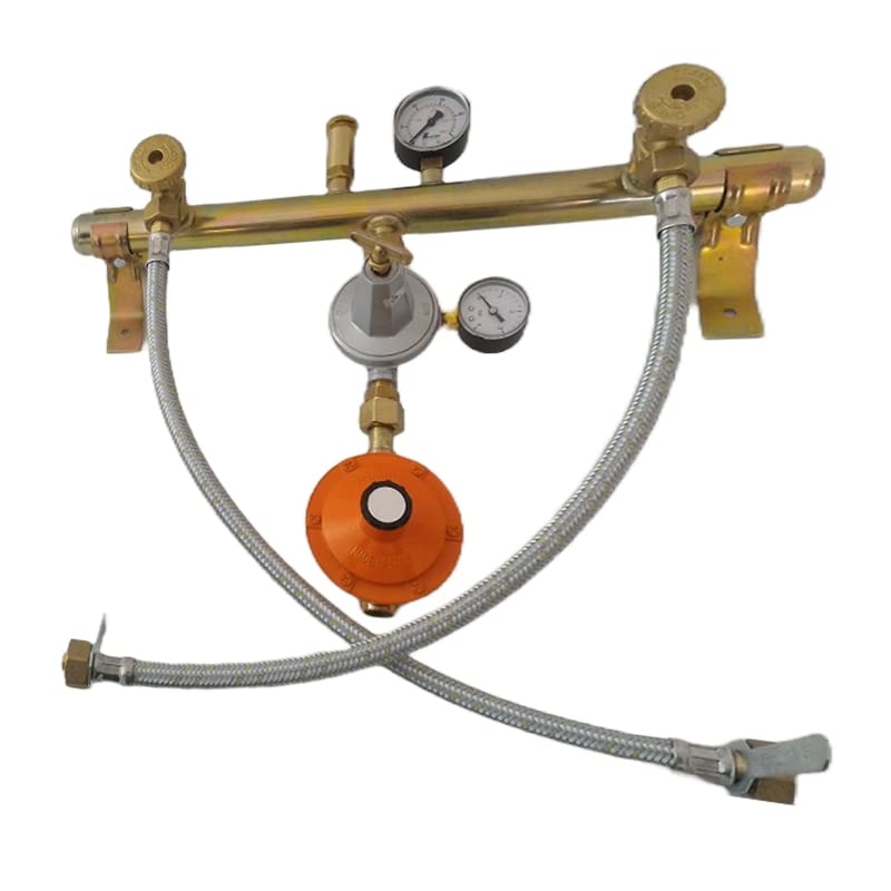 CG94 - Attacco Flessibile GPL 50cm | Ricoperto in Acciaio | Tubo Gomma con Trecciatura Metallica, Multicolore