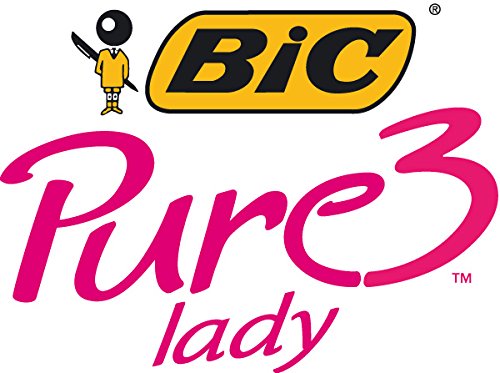 BIC Pure 3 Lady - Rasoio da donna, confezione da 2 (2 x 4 pezzi)