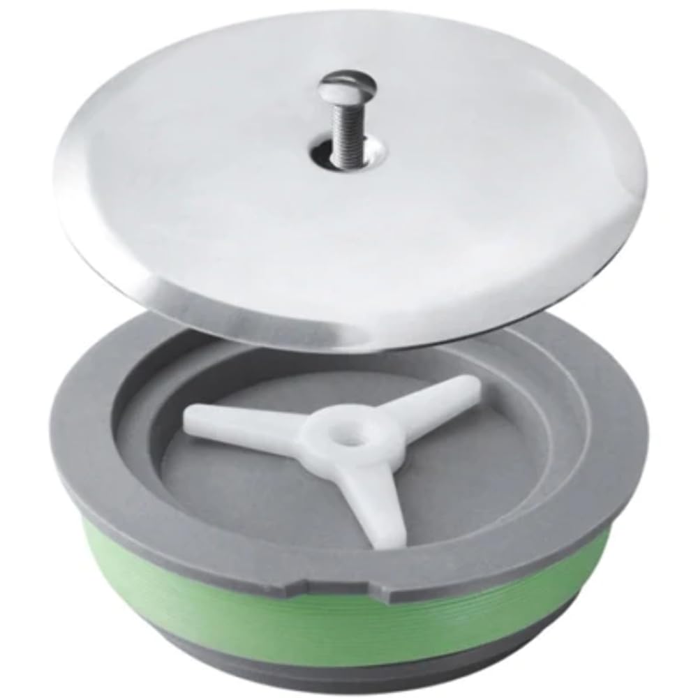 Tappo ad espansione per sifoni a pavimento 90mm con piattello 125mm