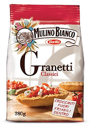 Mulino Bianco: "Granetti Classici" Toast croccanti e friabili * 280 g Confezione da 2 pezzi