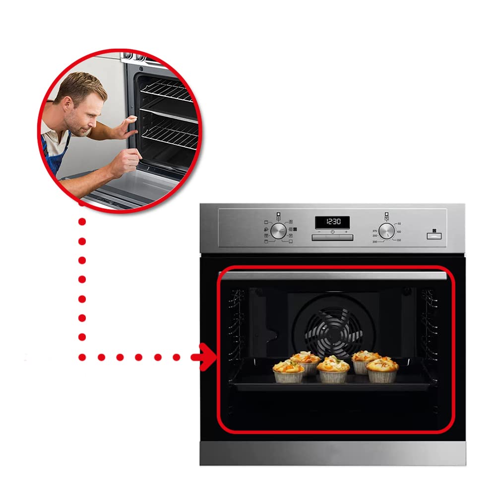 CG94 - Guarnizione Universale per Forno ad Incasso 1420mm | Compatibile con Rex e Aeg | Gomma Resistente al Calore | Facile Installazione