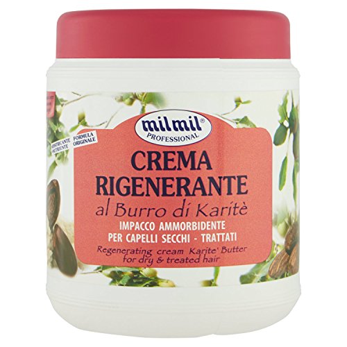Milmil - Crema Rigenerante, al Burro di Karitè , 1 l - [pacco da 4]