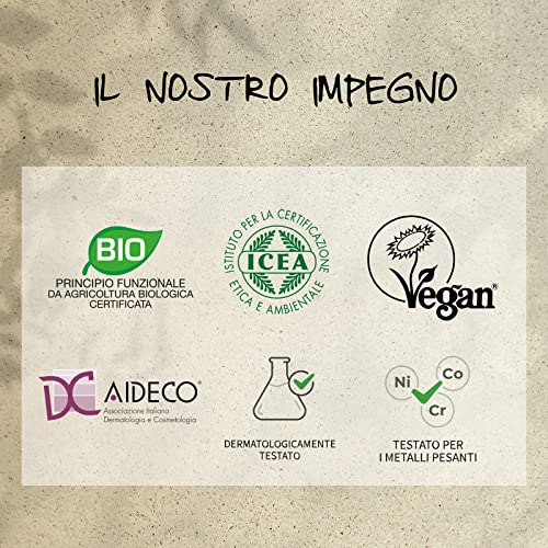 Omia - Gel Detergente Viso Eco Bio Aloe Vera del Salento, Struccante Idratante ed Equilibrante per Pelli Normali e Miste, Dermatologicamente Testato, Formula Vegana - Flacone da 200 ml