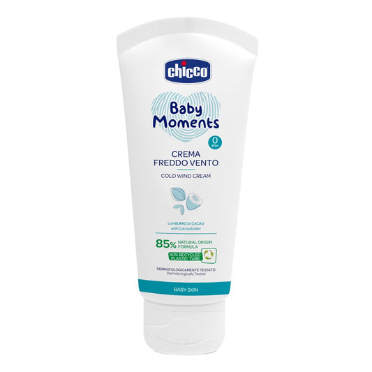 Artsana Chicco Baby Moments Crema Freddo Vento con Burro di Cacao e Vitamina E, con Formula Naturale, 0+ Mesi, 50 ml