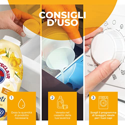 Chanteclair - Ammorbidente "I Concentrati", Fiori d'Arancio e Narciso, Protegge la morbidezza del bucato, Profumo Intenso e Persistente sui Capi