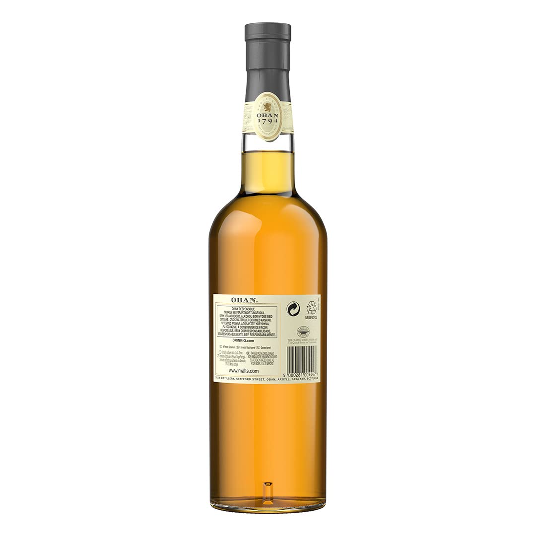 Oban 14 Anni Single Malt Scotch Whisky con Astuccio - 700 ml