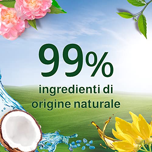 Vernel Naturals Peonia, Ammorbidente Lavatrice Profumato, 99% Ingredienti di Origine Naturale, Senza Siliconi e Coloranti