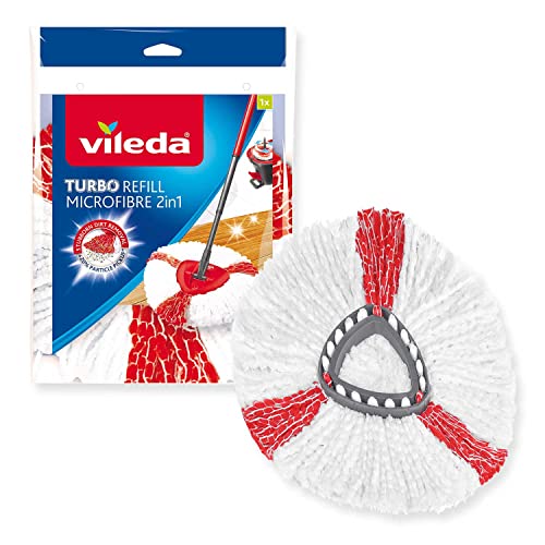 Vileda Testina di Ricambio del Mocio e Sistema Lavapavimenti