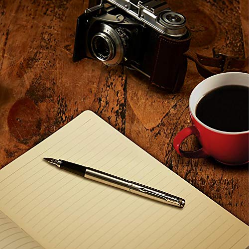 Parker Jotter Penna Gel con Dettagli Cromati,