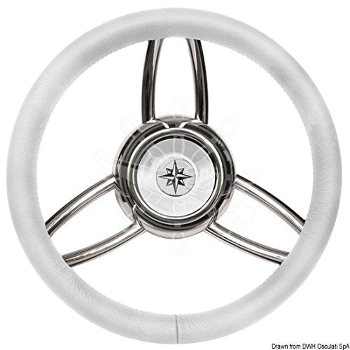 OSCULATI Volante Bliz Poliuretano Morbido Bianco