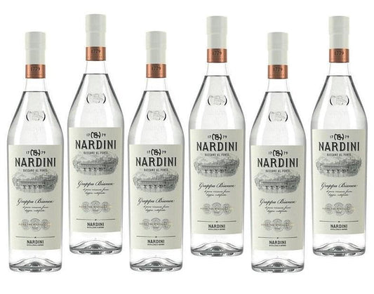 NARDINI GRAPPA BIANCA 1 LITRO 6 BOTTIGLIE