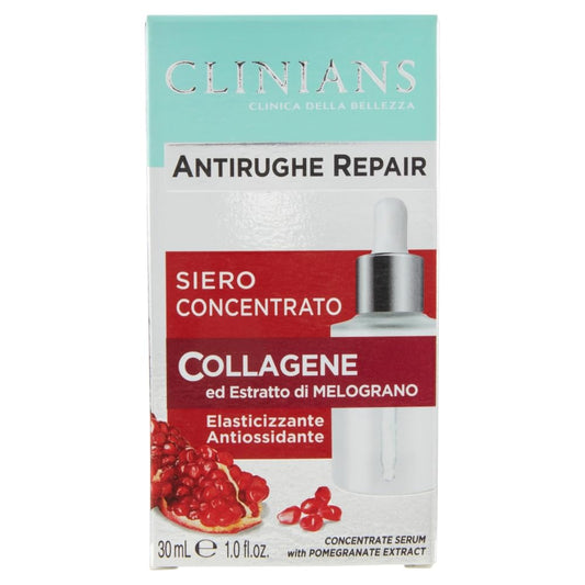 CLINIANS | Antirughe Repair Siero Concentrato, Dermatologicamente Testato, Made in Italy, 30 ml