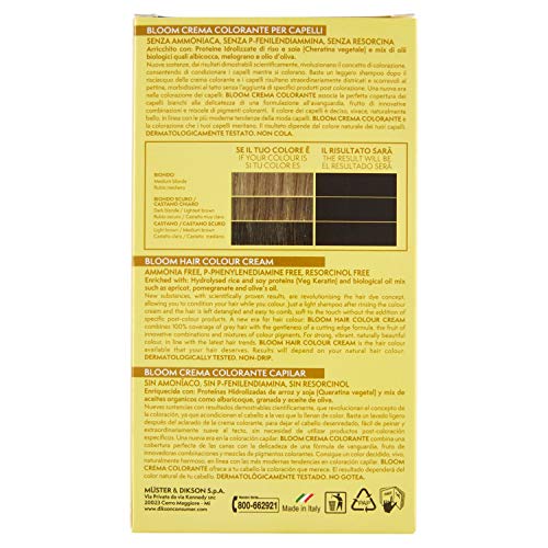 Dikson Muster Dikson Bloom Crema Color 603 Cioccolato Flanbe, Nero, Standard