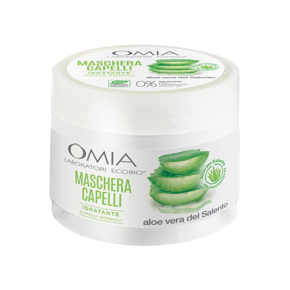 OMIA Maschera Capelli Erbor.Aloe Vera Eco Biologico 250 Ml