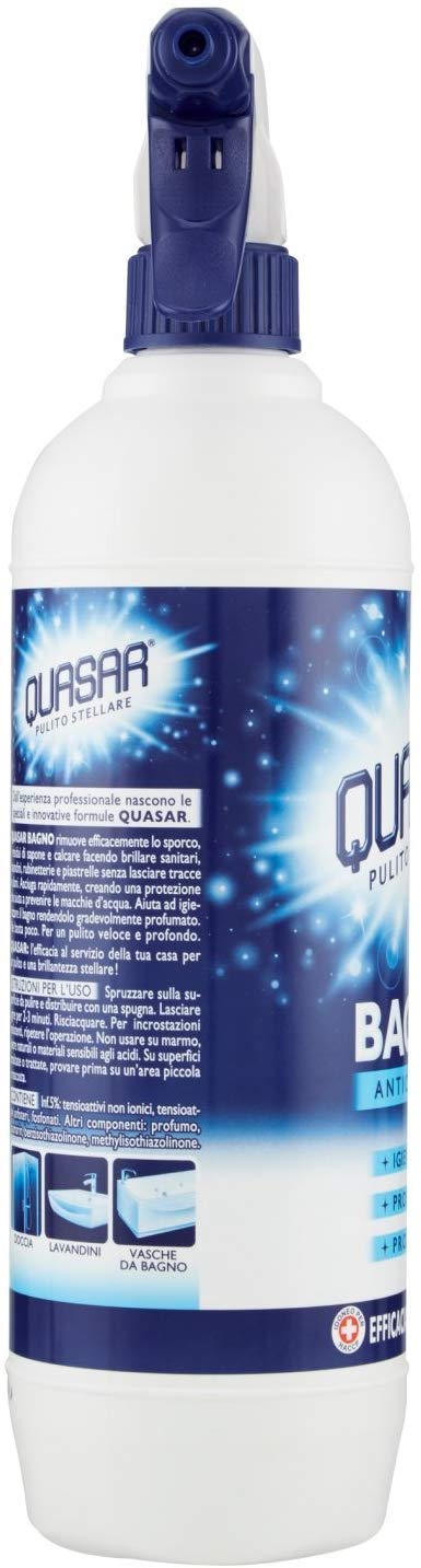 5 X Quasar Bagno Base, Detergente,650 ML [3250 ML]