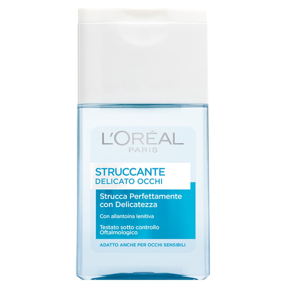 L'Orèal Paris Detergenza Struccante Delicato per Occhi - 125 ml - [Pacco da 6]