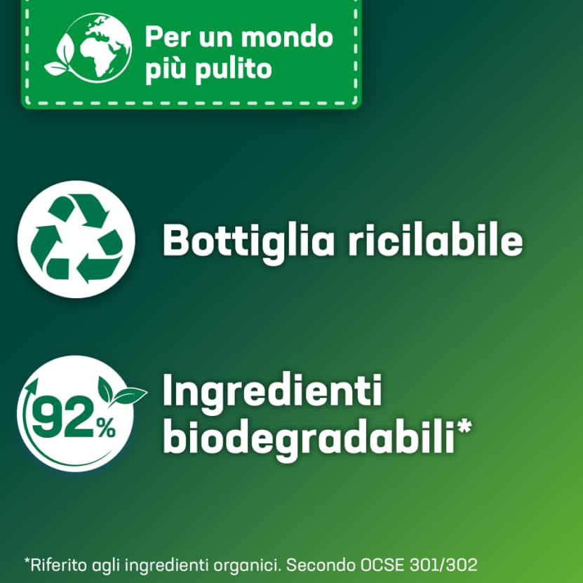 Dixan Detersivo Lavatrice Liquido Classico, 6 confezioni da 19 lavaggi, 114 lavaggi totali