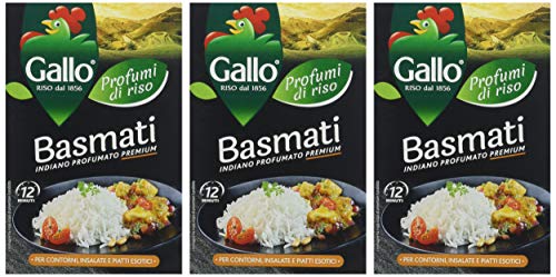 Gallo - Riso, Basmati - 500 G - [confezione da 3]