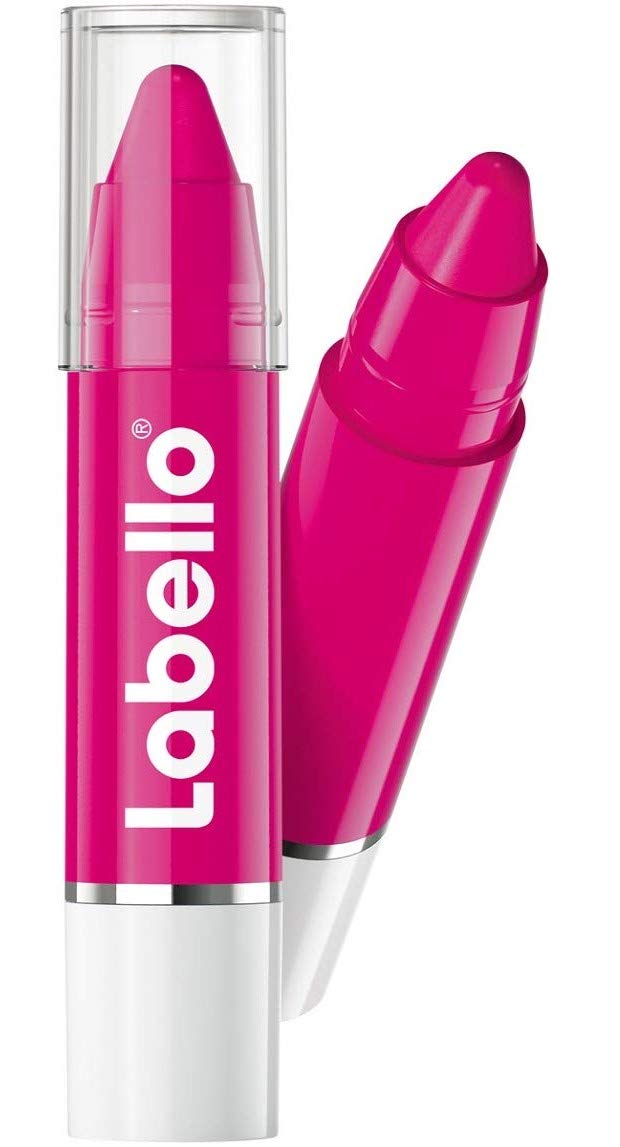 Labello Crayon Lipstick Matitone Labbra Colora e Idrata, senza Oli Minerali e Parabeni, Hot Pink