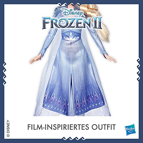 Disney Frozen Elsa Fashion Doll With Long Blonde Hair and Blue Outfit Inspired by Frozen 2 – Toy for Kids 3 Years Old and Up