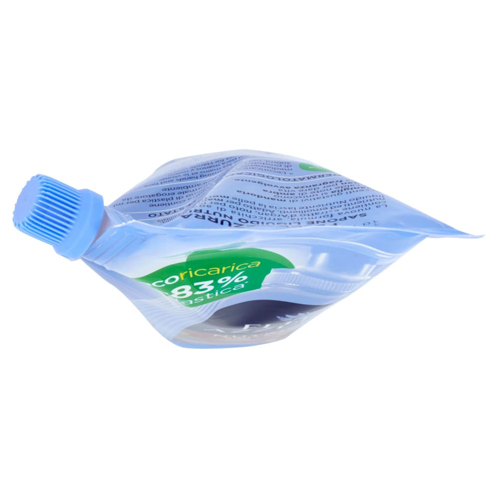 3 x Paglieri Felce Azzurra Ecoricarica Sapone Nutriente Ambra e Argan Sapone Liquido 500 ml