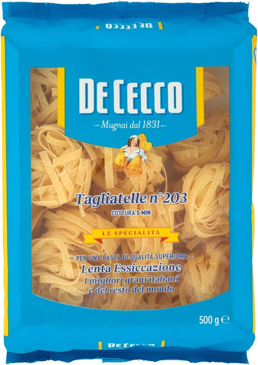 10 Pasta De Cecco 100% Italiano Tagliatelle n 203 pasta 500 g