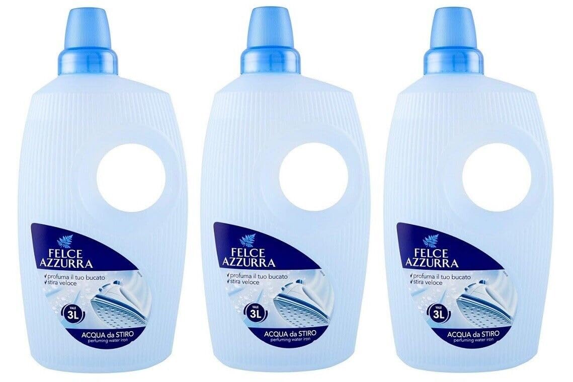 Felce Azzurra Acqua Profumata per Ferro da Stiro, 3 confezioni da 1000 ml