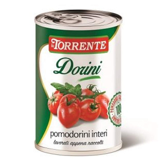 24 POMODORINI INTERI LA TORRENTE DORINI 400 GR BARATTOLO LATTINA SUCCO POMODORI