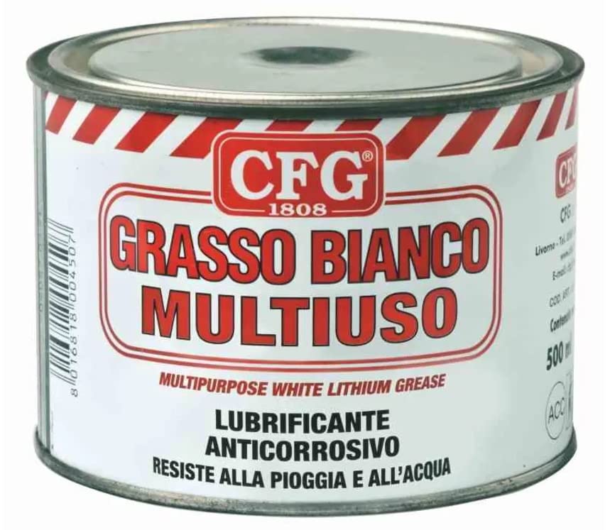 CFG grasso bianco multiuso a base di litio. Barattolo 500ml