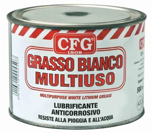 CFG grasso bianco multiuso a base di litio. Barattolo 500ml