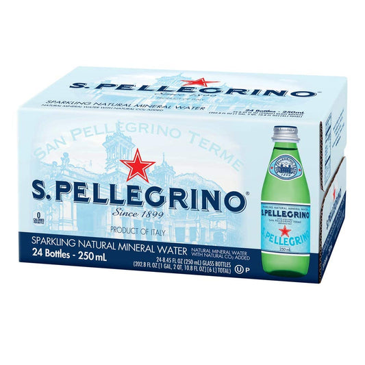 SAN PELLEGRINO ACQUA Frizzante 0.250 lt. vetro a perdere - Scatole da 24 bottiglie