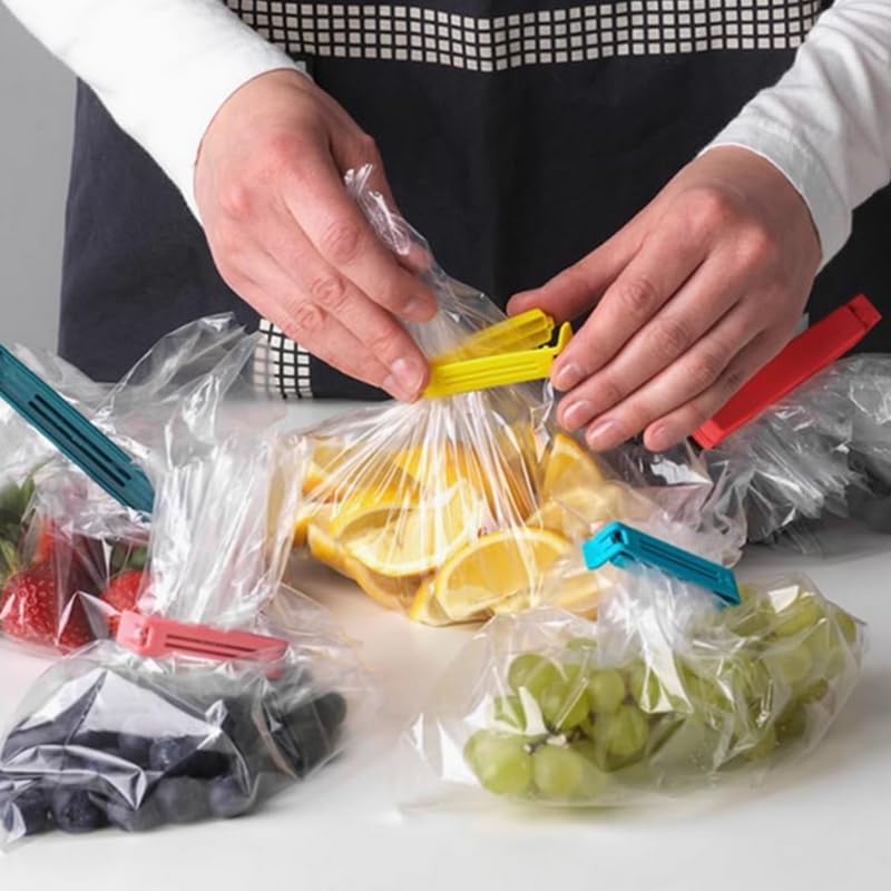 Ikea 103.391.71 Bevara - Clip per chiudere sacchetti, 30 pezzi, colori vari, misure varie