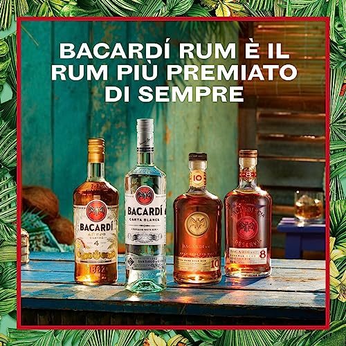 BACARDÍ Carta Blanca White Rum, Rum Bianco dei Caraibi