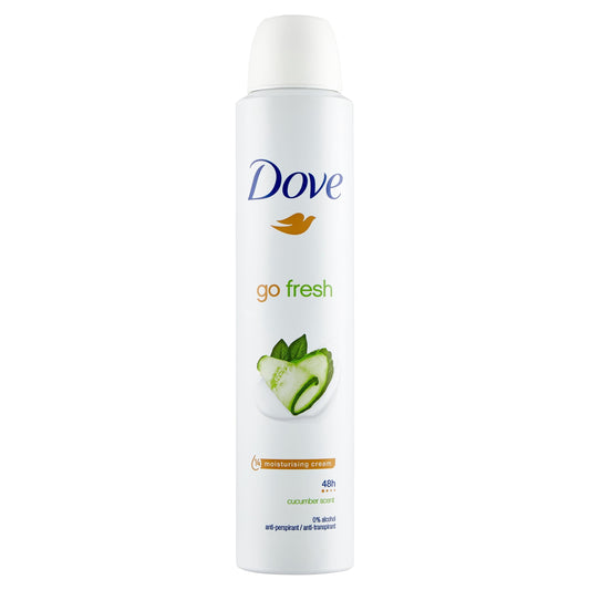 DEO. DOVE 200 ML SPRAY GO FRESH CUCUMBER