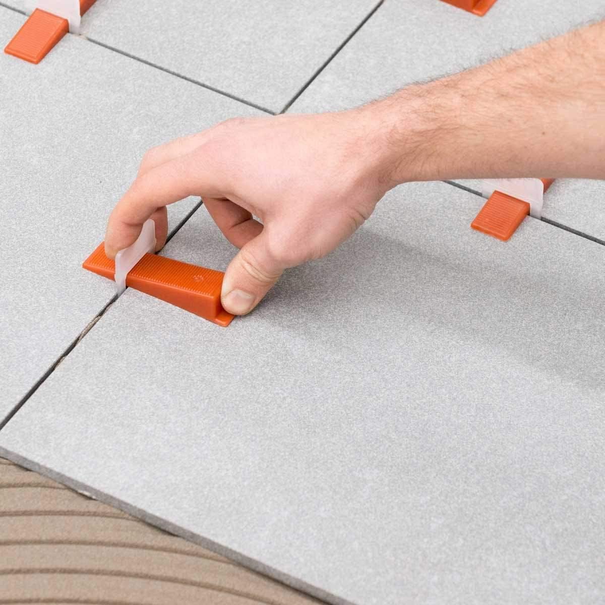 Raimondi Clip HD livellamento piastrelle 1/16 "dimensione del giunto 500 Bag per 1/8" - 1/2" piastrelle