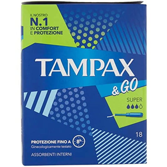 Tampax &Go Super x18 Tamponi