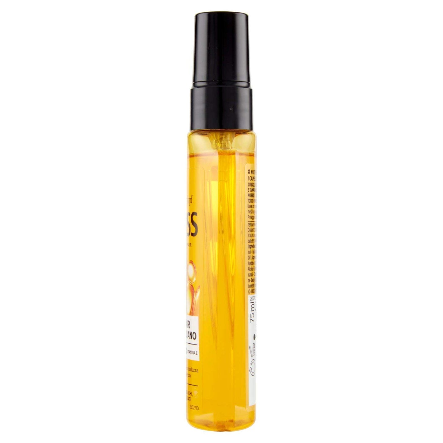 Schwarzkopf Gliss Trattamento Oil Elixir Quotidiano, per Capelli Secchi e Danneggiati, 75ml