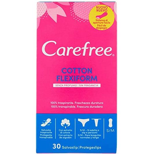 Carefree Flexiform Proteggi Slip, Regular + Tanga, 30 Pezzi