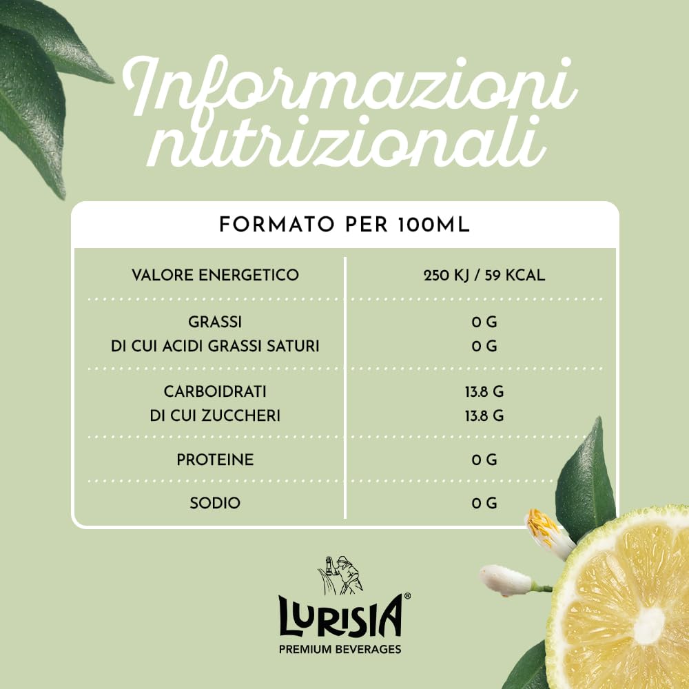Lurisia La Nostra Limonata, Bevanda Analcolica Prodotta con gli Estratti delle Tre Fioriture del Limone, Gusto Dissetante - 24 Bottiglie in Vetro da 275ml