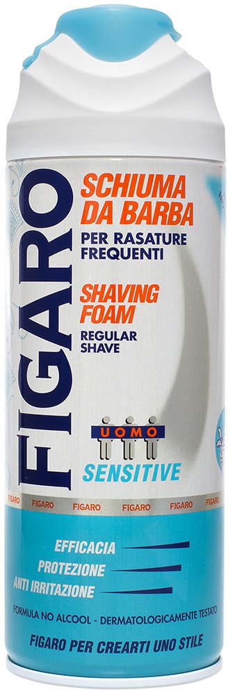 Figaro Schiuma da Barba, Sensitive, confezione da 12