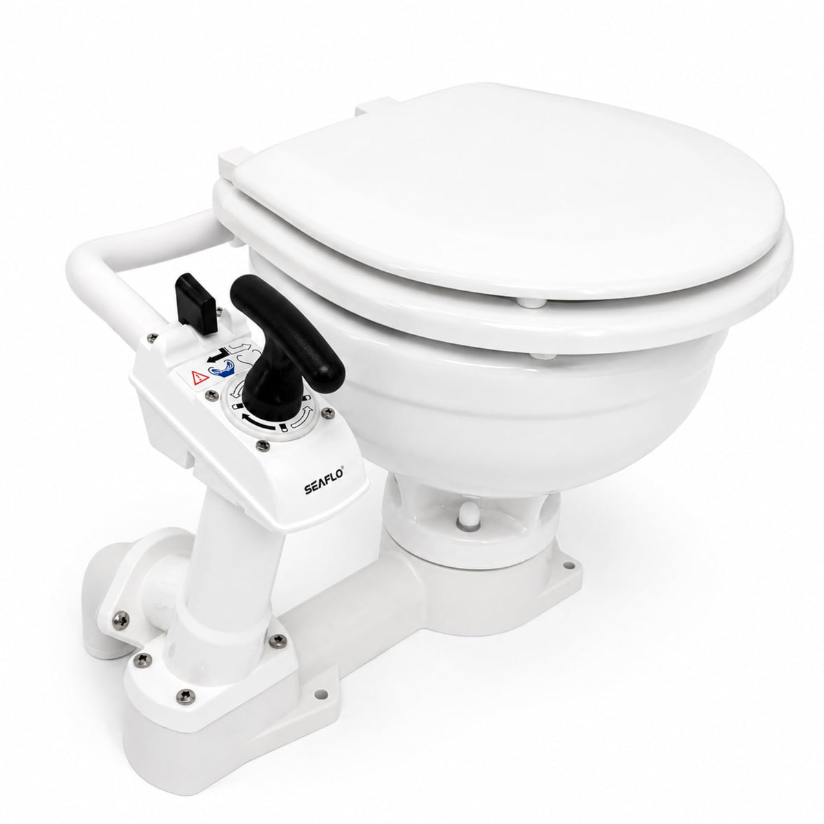 Seaflo - WC Toilette Manuale Compatta Completa - Barca Gommone Vela Nautica Camper